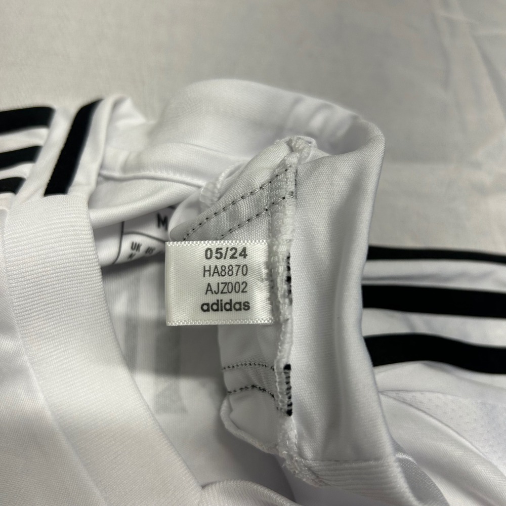 Adidas Real Madrid 24/25 Home Jersey Bellingham 5 White Slim Fit HA8870 Mens M - Picture 5 of 9